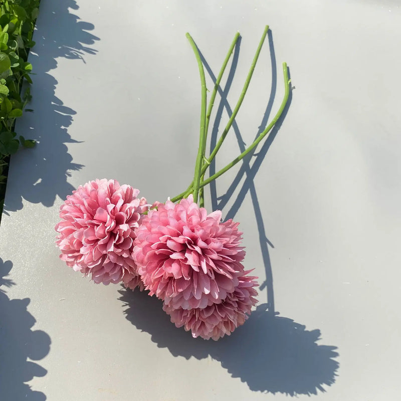 boule de chrysanthème artificielle pour décoration de mariage et fête