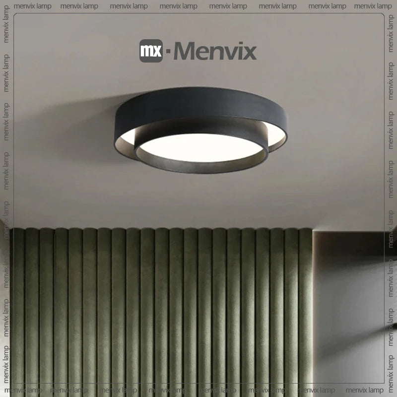 menvix moderne led à intensité variable rond carré luminaires intérieur