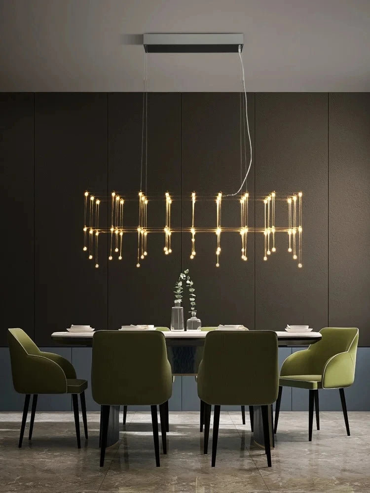 lustre LED postmoderne créatif pour bar et réception