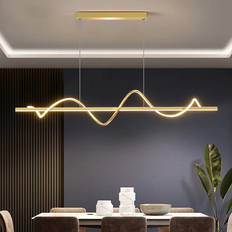 suspension moderne avec lumières led réglables design élégant décor intérieur