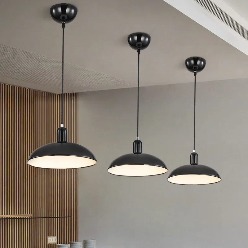 lustre moderne minimaliste restaurant kaiser style industriel led