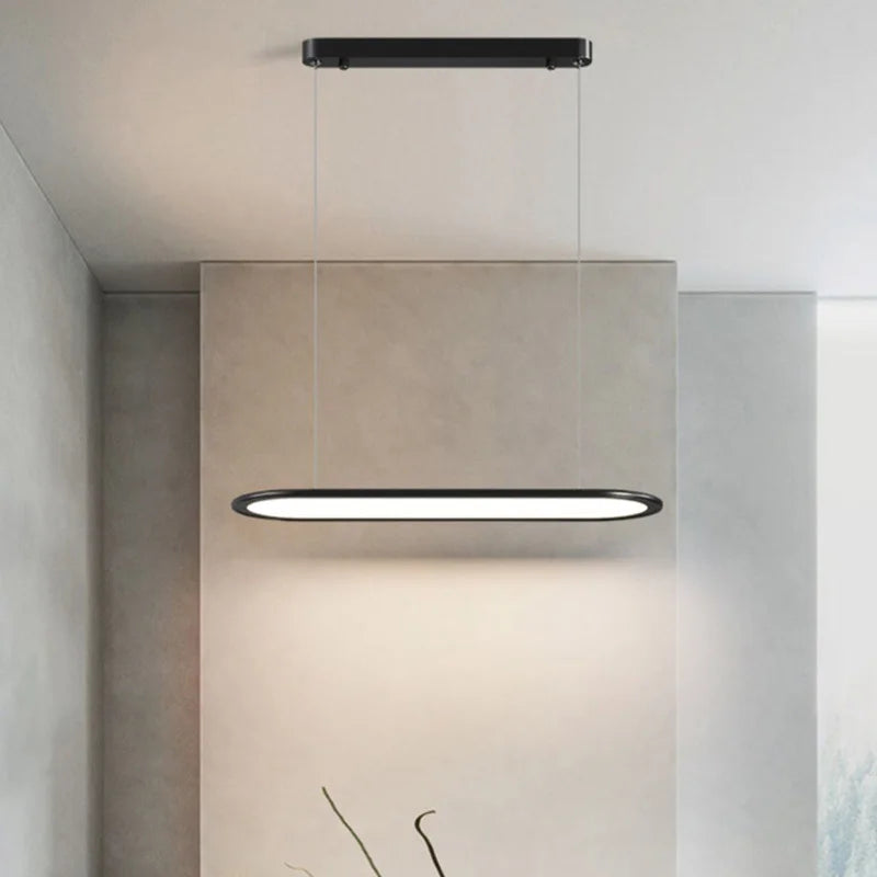 lustre led moderne et minimaliste pour décoration nordique