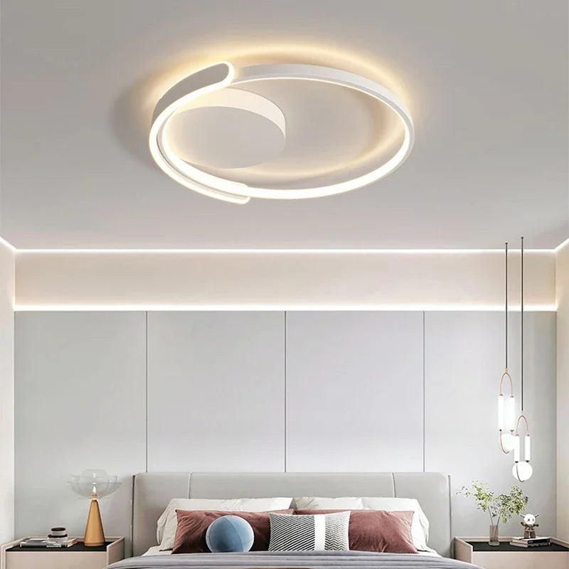 plafonnier led moderne pour décoration intérieure et ambiance chaleureuse