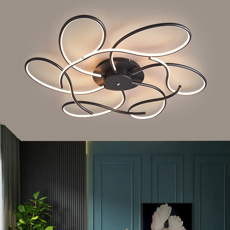 Gleam Modern LED Chandelier For Home Living Room Decoration, Bedroom Home Decoration, Ceiling Chandelier For Smart Home