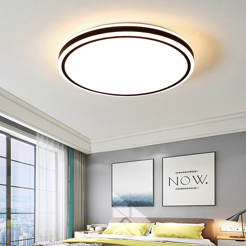 encastré led ambiance moderne ronde nordique lampes