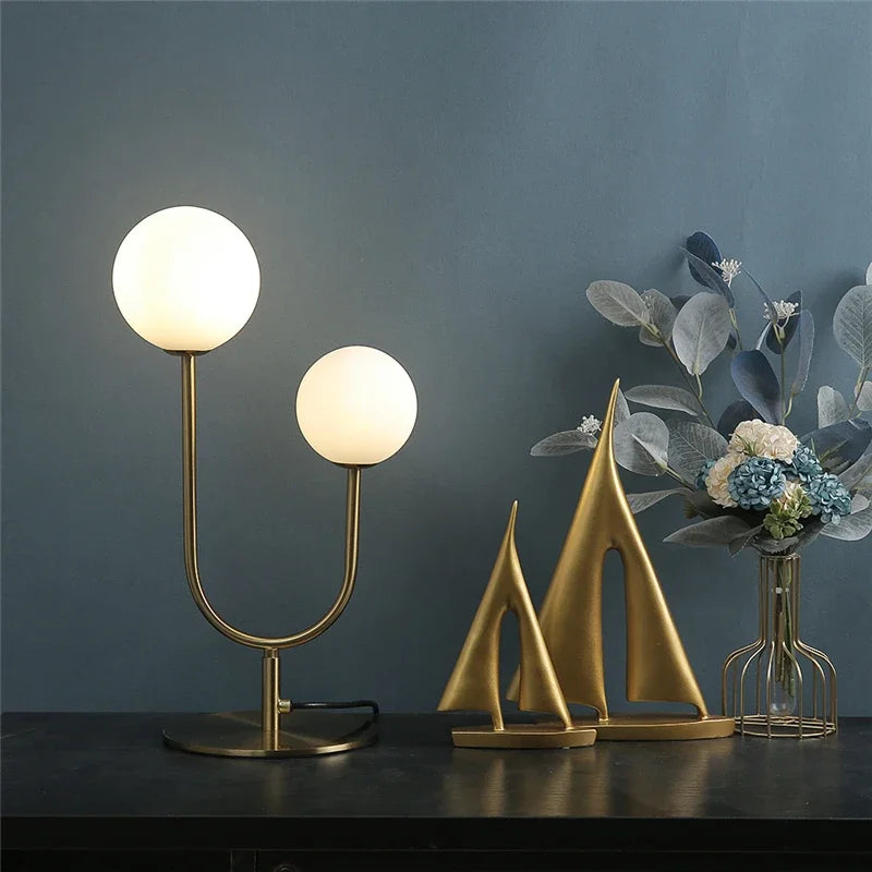 lampadaire moderne en verre style nordique pour décoration intérieure