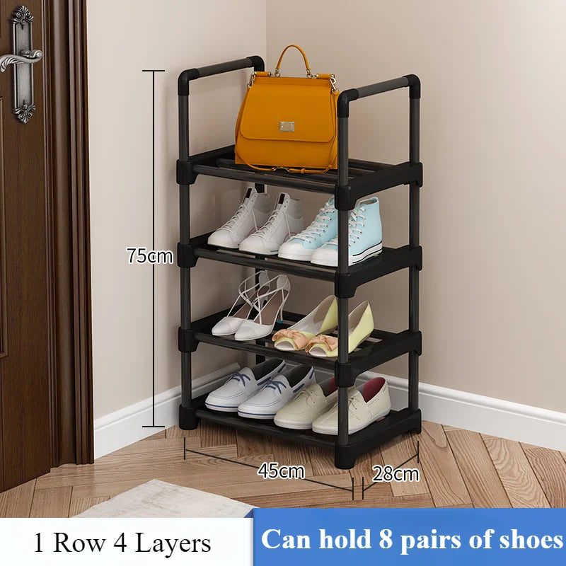 étagère à chaussures amovible multicouche pour rangement pratique