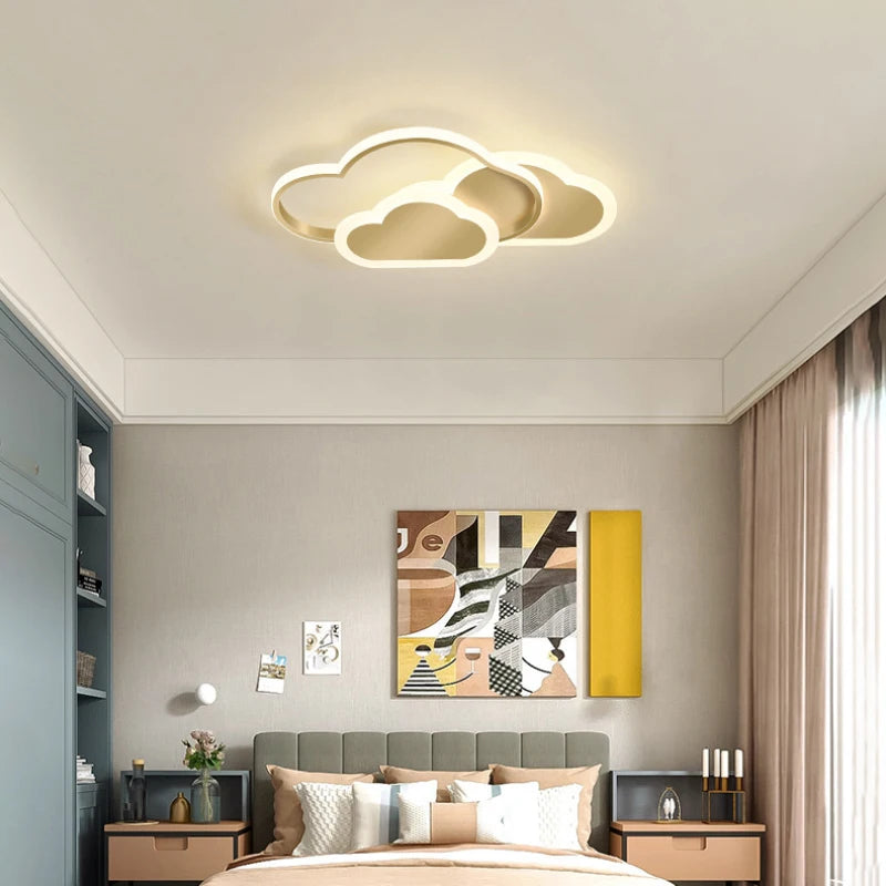 lampe nuage moderne pour chambre d'enfant romantique et chaleureuse