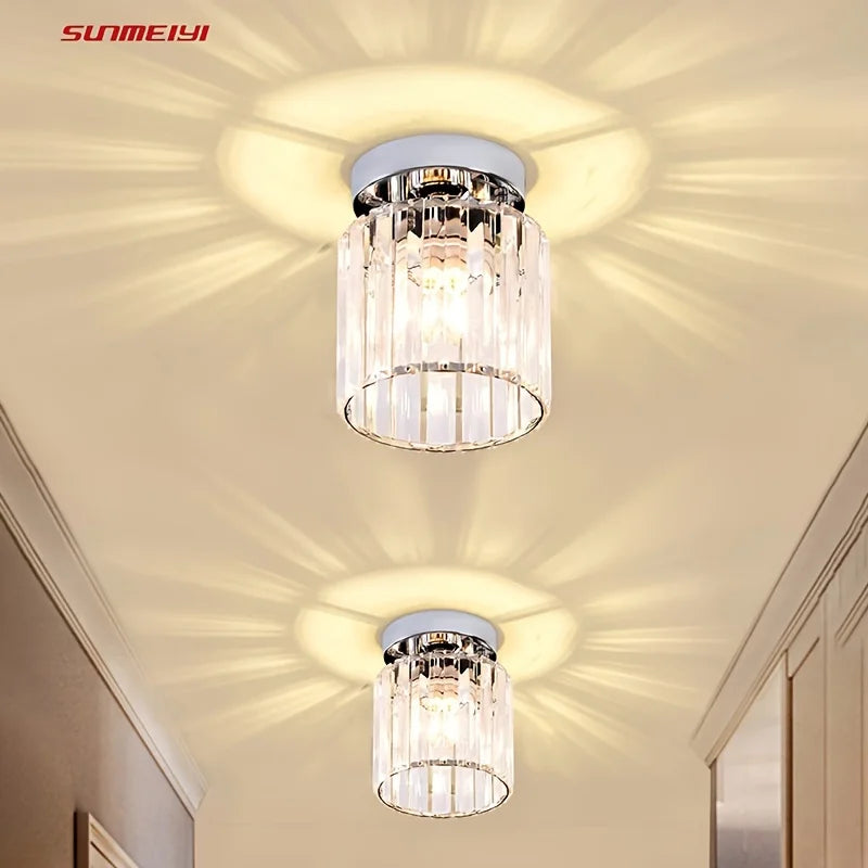 SUNMEIYI-Silver Modern Ceiling Light Lamp for Kitchen, Living Room, Home Decoration, Dining Room, Hallway