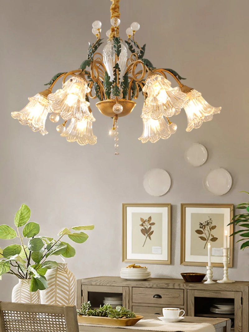 lustre moderne en cristal pour un éclairage raffiné