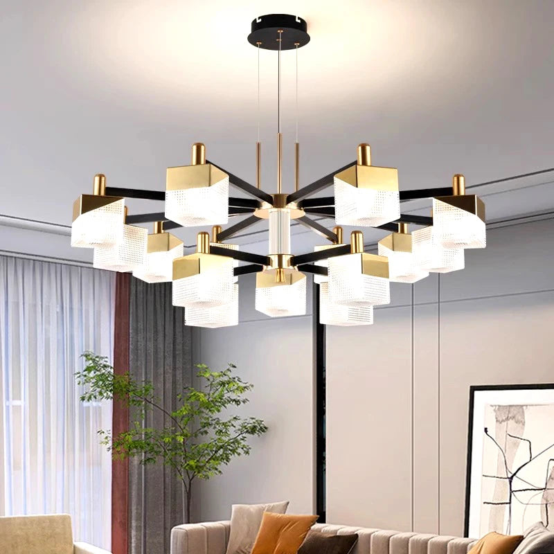 lustres modernes led suspendus pour éclairage intérieur