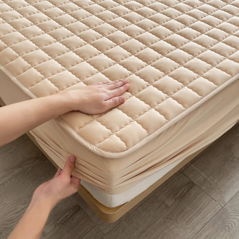 protège-matelas imperméable anti-acariens antibactérien motif relief