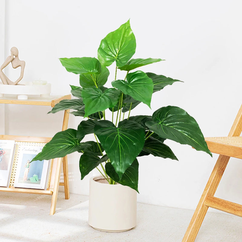 plante artificielle tropicale monstera pour décoration intérieure et extérieure