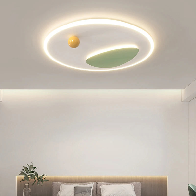 plafonnier led moderne rond carré pour intérieur