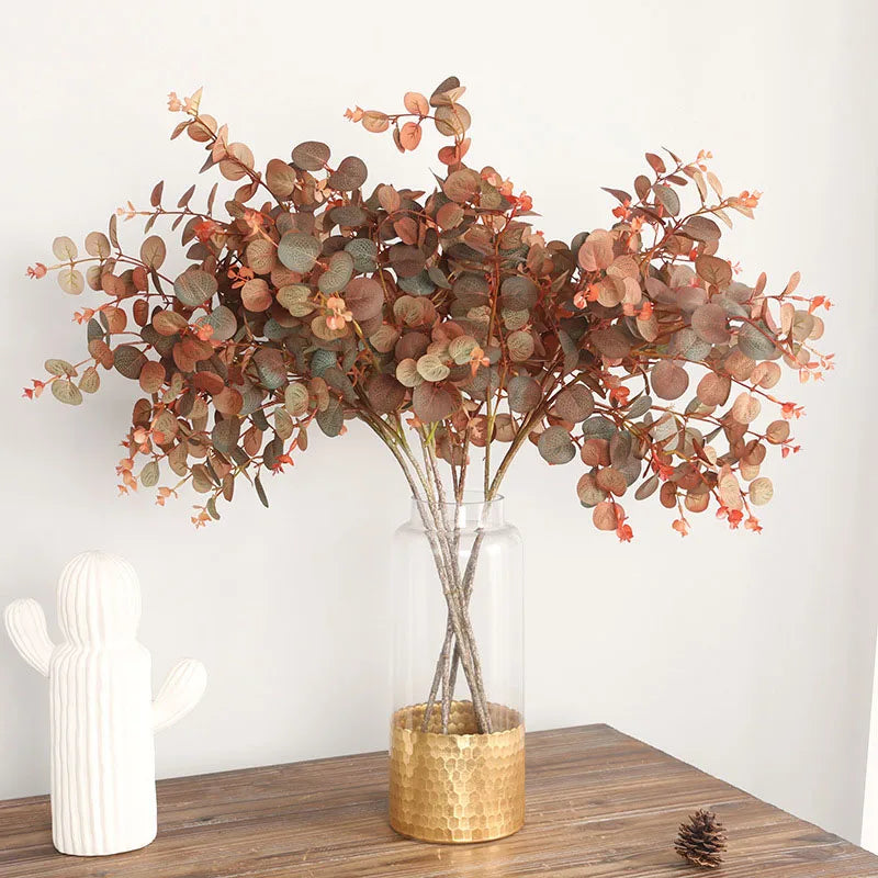 branche d'arbre d'eucalyptus luxueuse décoration plante artificielle