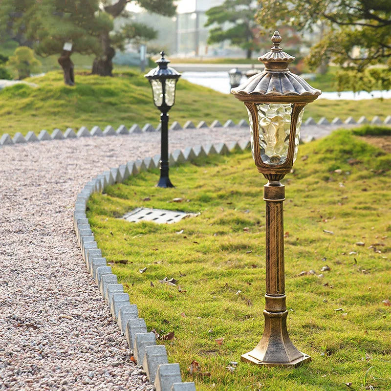 lampadaire rétro pour jardin et allées extérieures