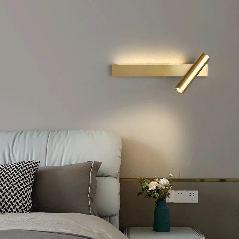 applique murale led de luxe simple style nordique créatif