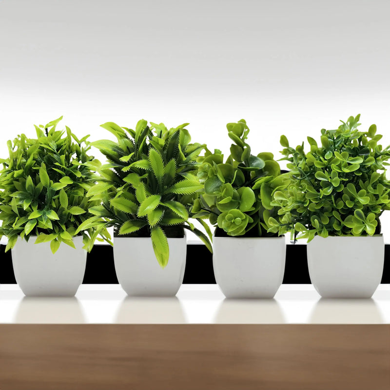 plante artificielle en pot pour décoration de bureau et jardin