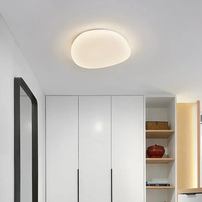 plafonniers led modernes nordiques galets pour éclairage intérieur maison