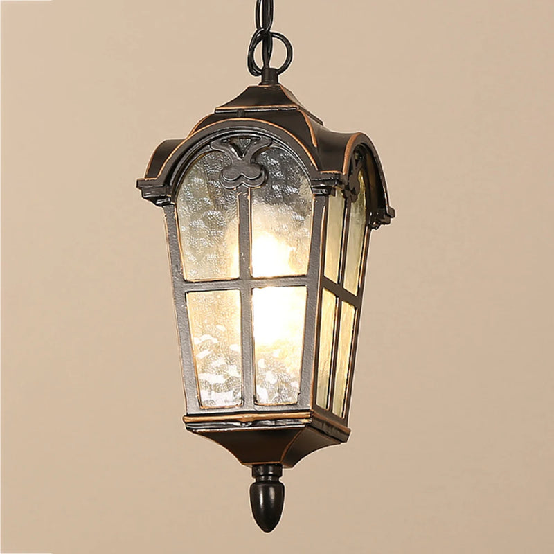 lustre extérieur étanche rétro pour jardin et entrée