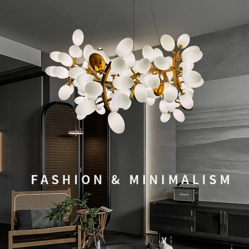 Modern Designer Dining Room Led Chandelier Living Room Grape Chandelier Bedroom Home Decor Hotel, Meeting Room Gloss Chandelier