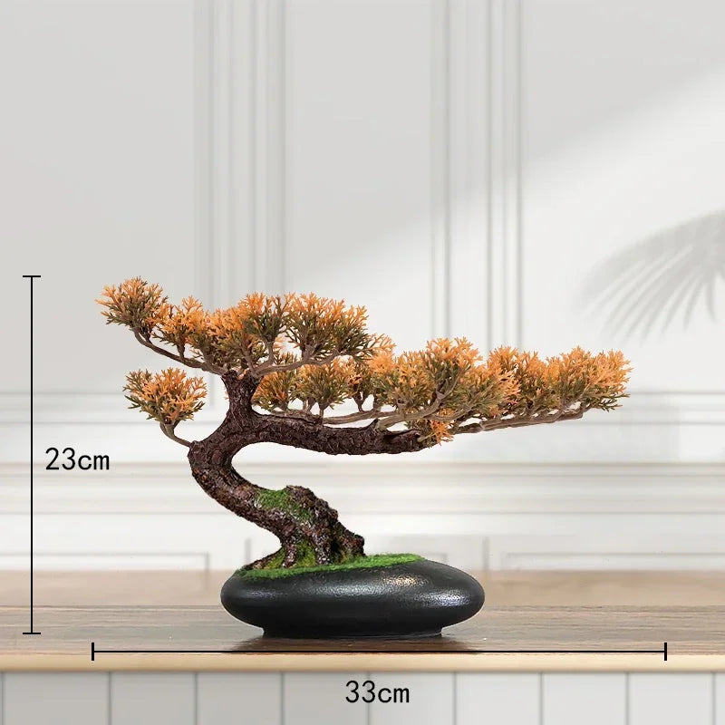 simulation arbre bonsaï pour décoration intérieure et aménagement extérieur