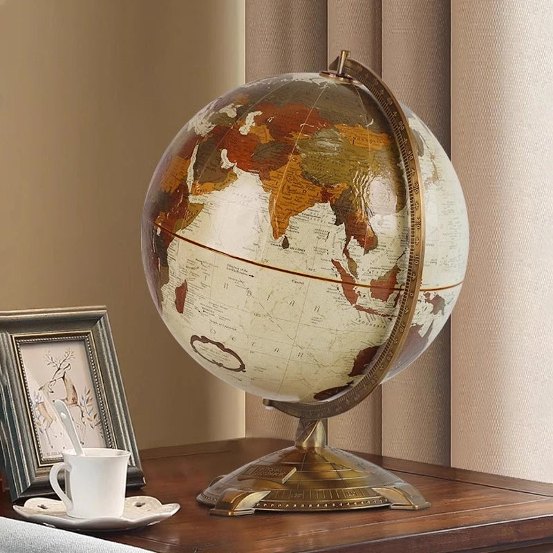 globe terrestre rétro éducatif pour décoration et géographie