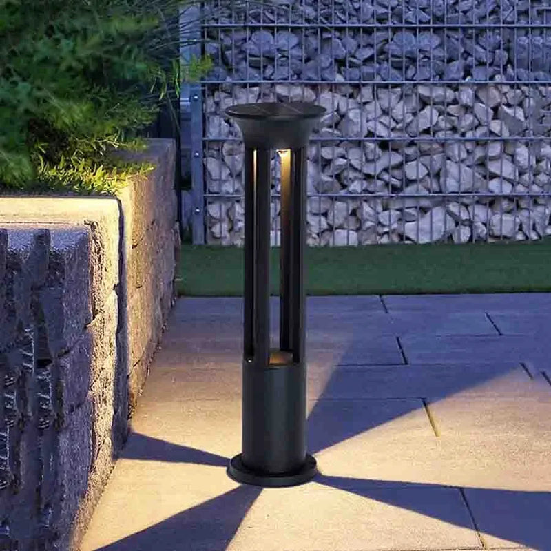 lampe solaire d'extérieur en aluminium pour éclairage de jardin