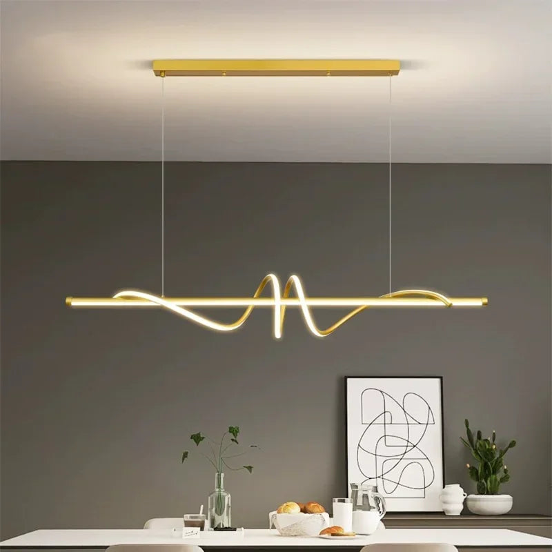 suspension à led moderne pour décoration intérieure élégante