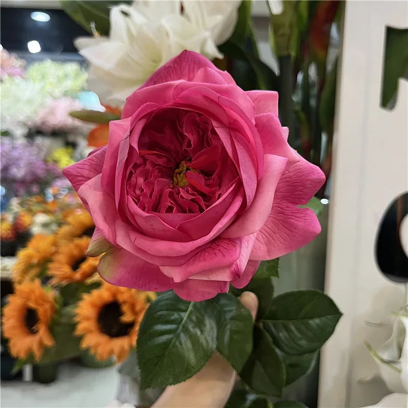 branche de rose artificielle pour un cadeau romantique et décoratif