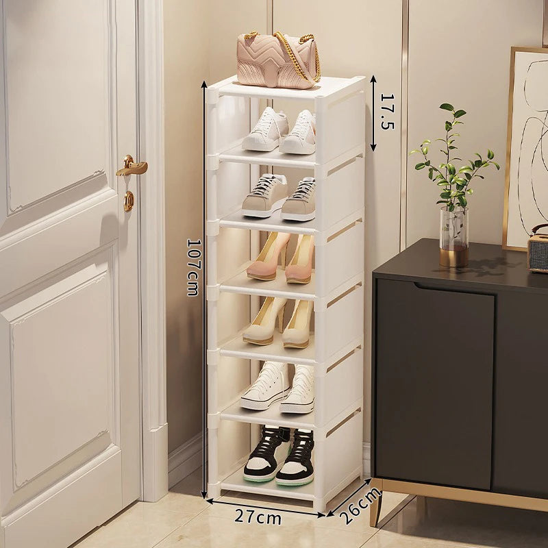 organisateur de chaussures empilable et réglable gain de place