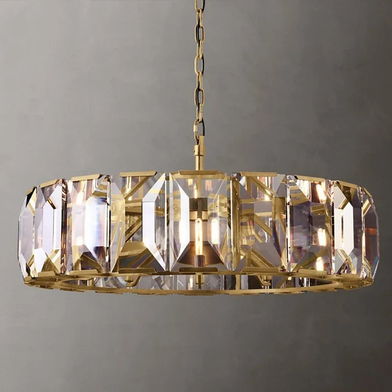 lustre en cristal de luxe moderne design éclairage suspendu