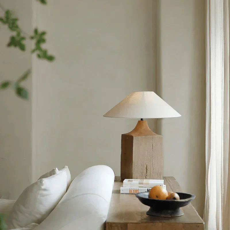 lampe de chevet design japonais wabi-sabi luxe zen et rétro