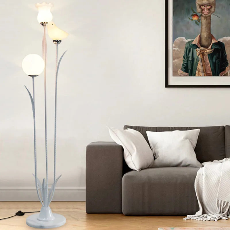 lampadaire led moderne en fer design minimaliste nordique