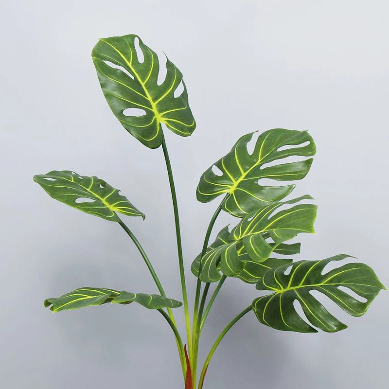 plantes artificielles monstera pour décoration intérieure et extérieure