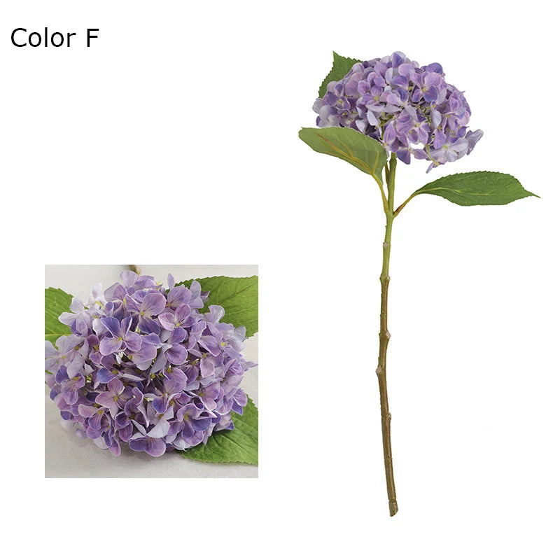 fleur d'hortensia artificielle pour décoration de mariage et fête