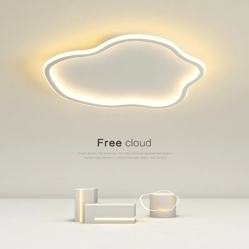 plafonnier moderne nuage atmosphérique créatif pour intérieur minimaliste