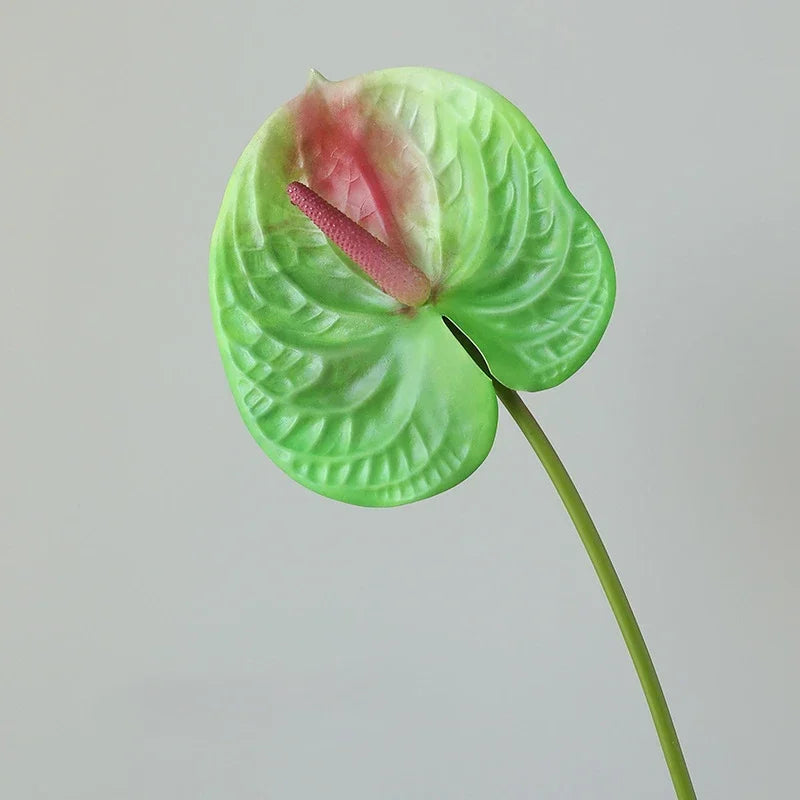 décoration de jardin feuilles artificielles anthuriums pour extérieur