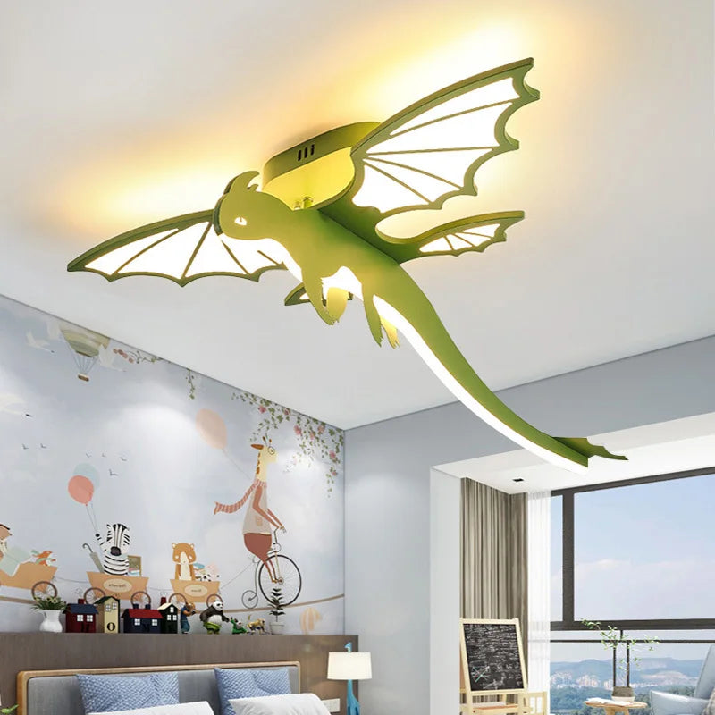 plafonnier dinosaure pour chambre d'enfants design ludique et moderne