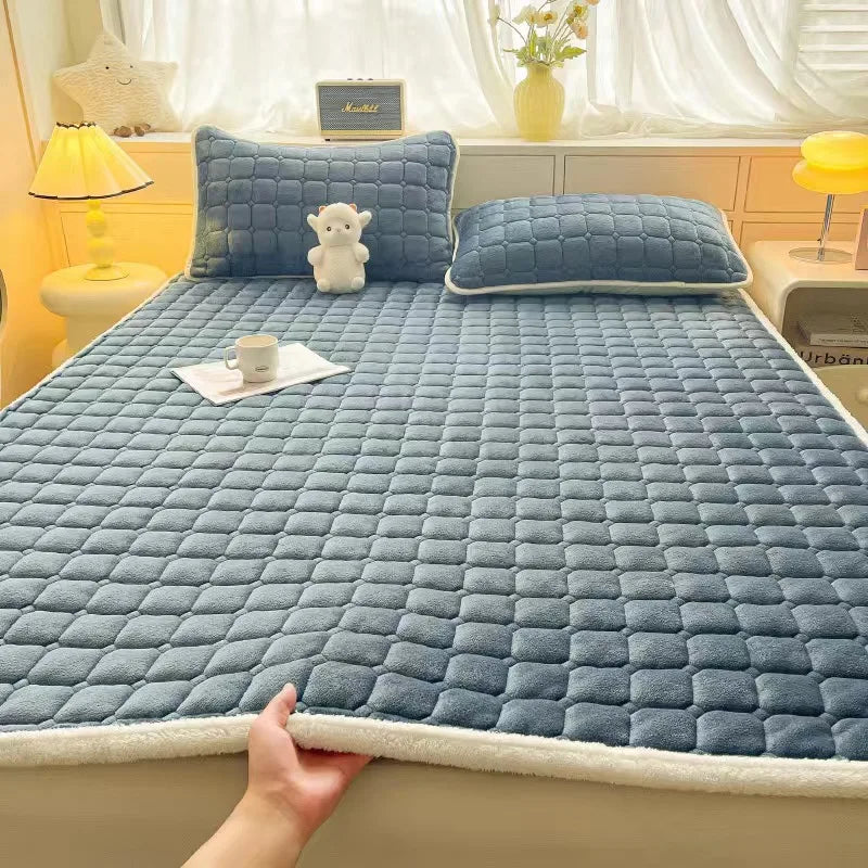 surmatelas en velours chaud pour un confort hivernal