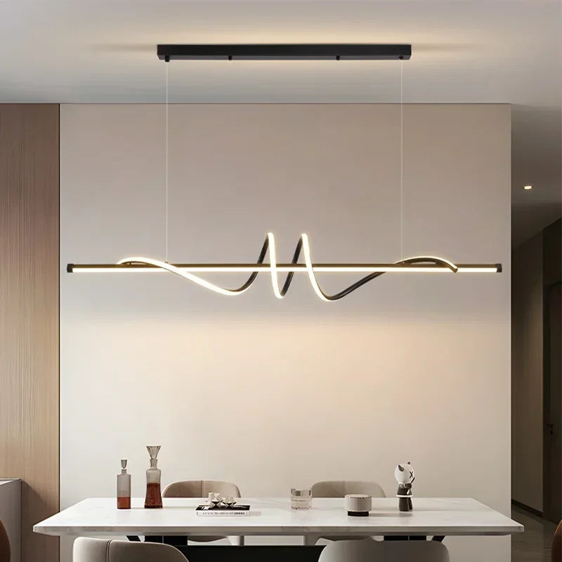 suspension à led moderne pour décoration intérieure élégante