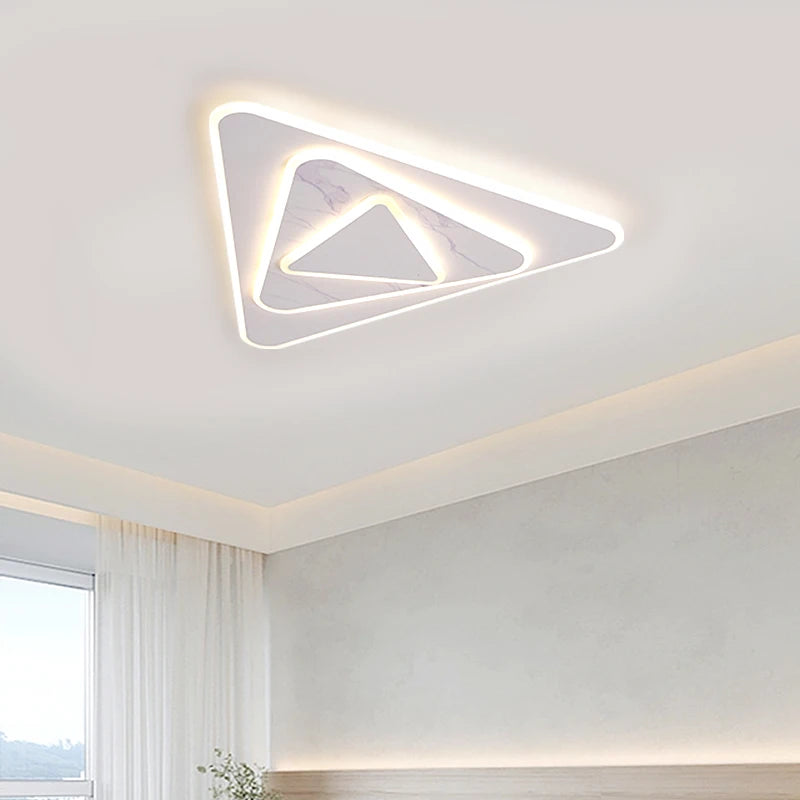 plafonnier led moderne design avec télécommande et intensité variable