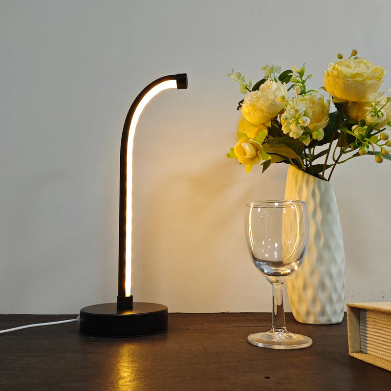 lampe de table led tactile ambiance réglable trois couleurs