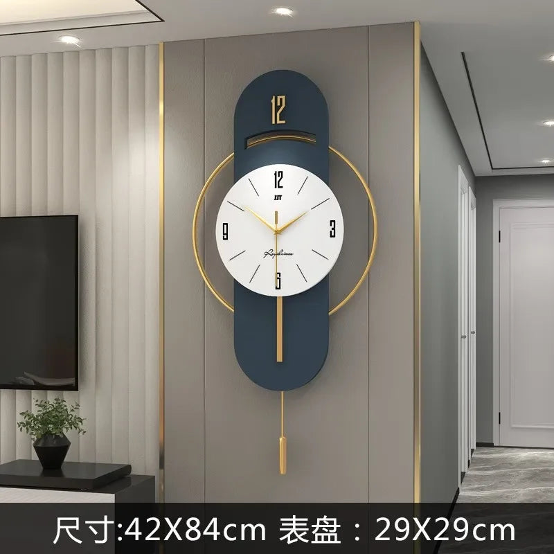 horloge murale moderne et élégante pour décoration intérieure