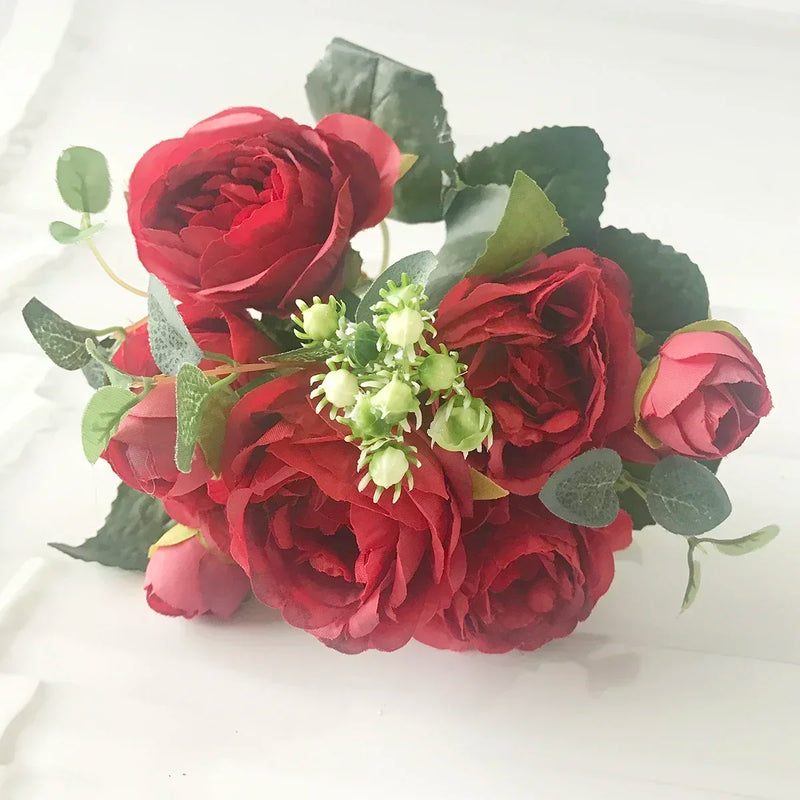 petit bouquet de fleurs artificielles pour décorations printanières et festives