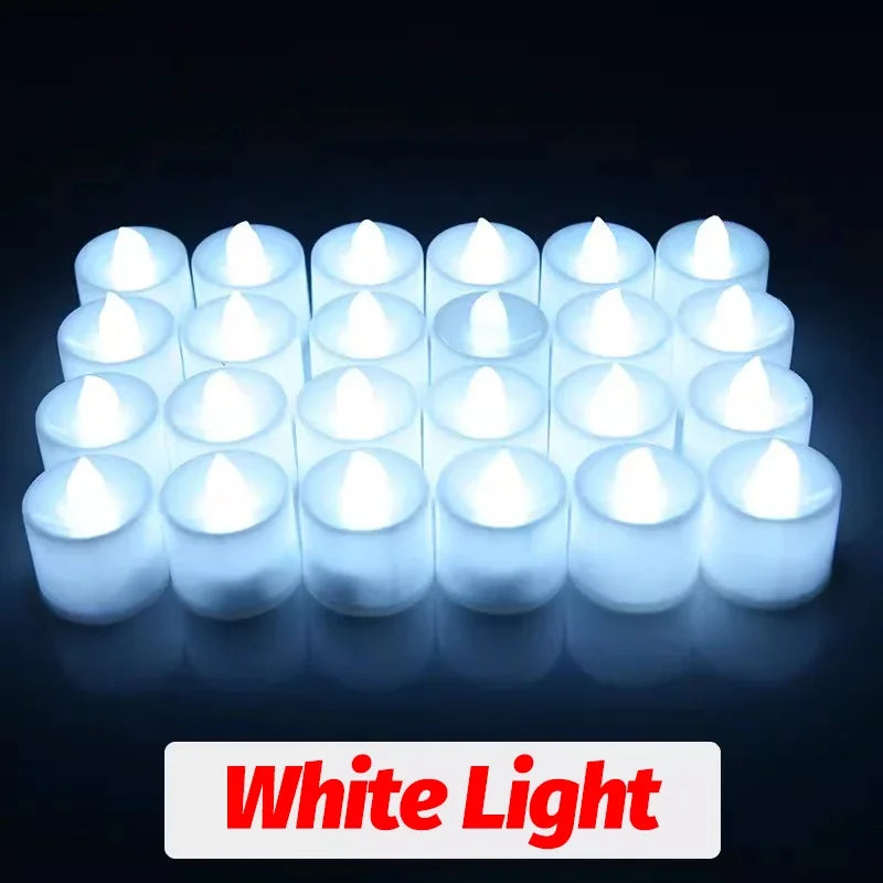 bougies led sans flamme décoration fête mariage noël en forme de cœur