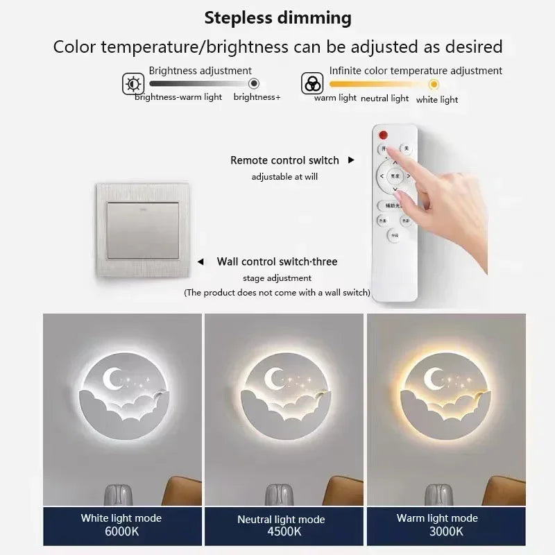 applique murale led moderne pour intérieur décoratif et lumineux