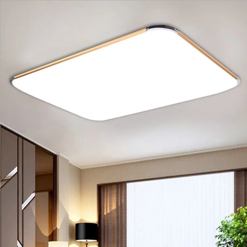 Modern Living Room Light 2024 Ultra Thin LED Ceiling Light Remote Control Dimming Restaurant Bedroom Balcony Panel Light