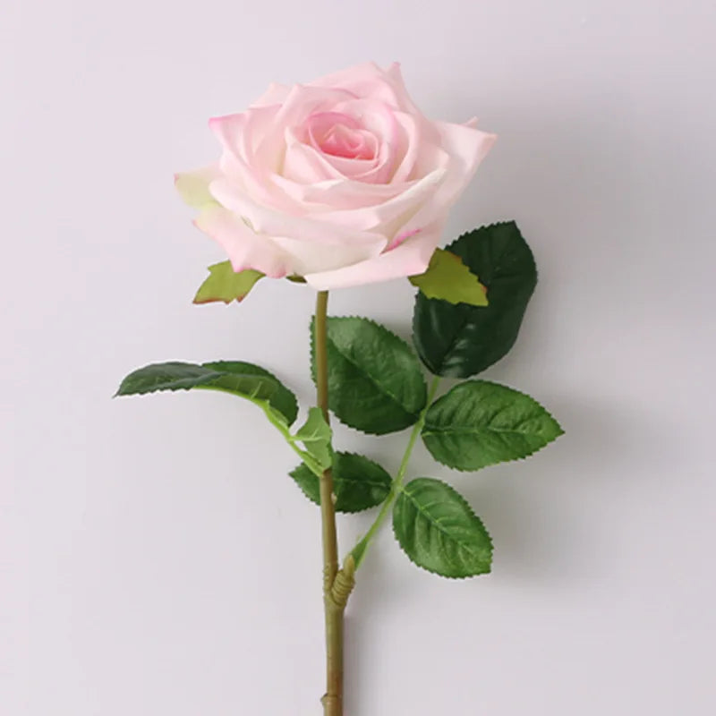 fleurs de roses artificielles en latex pour décoration élégante