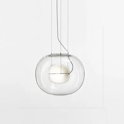 suspension design abat-jour en verre pour décoration intérieure